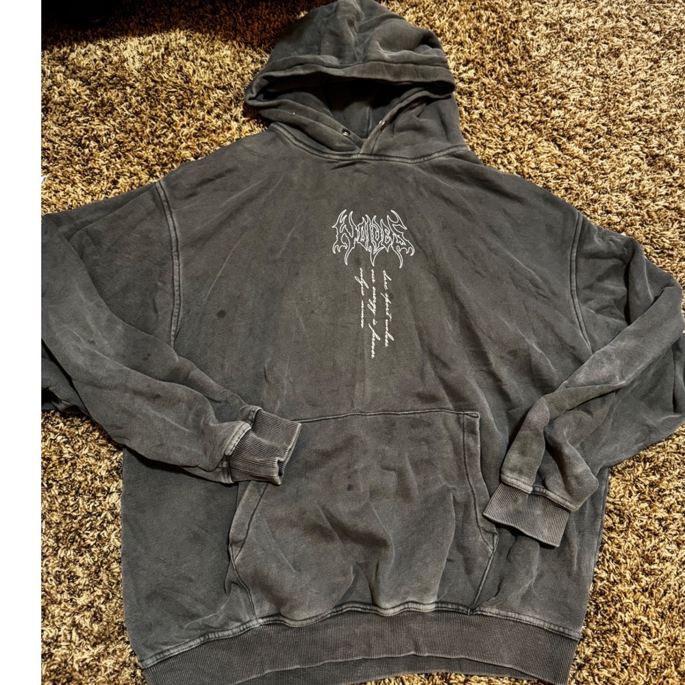 Darc Sport Naruto Shippuden Obito Hoodie Washed Black Limited 107/1000 Large - Picture 3 of 11